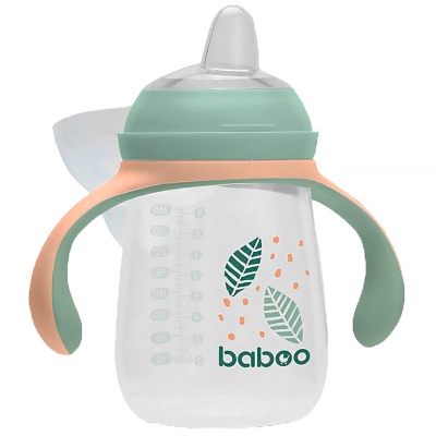 Кружка поильник Peachy Keen с носиком 260 мл от 6 месяцев Baboo 8-024 1